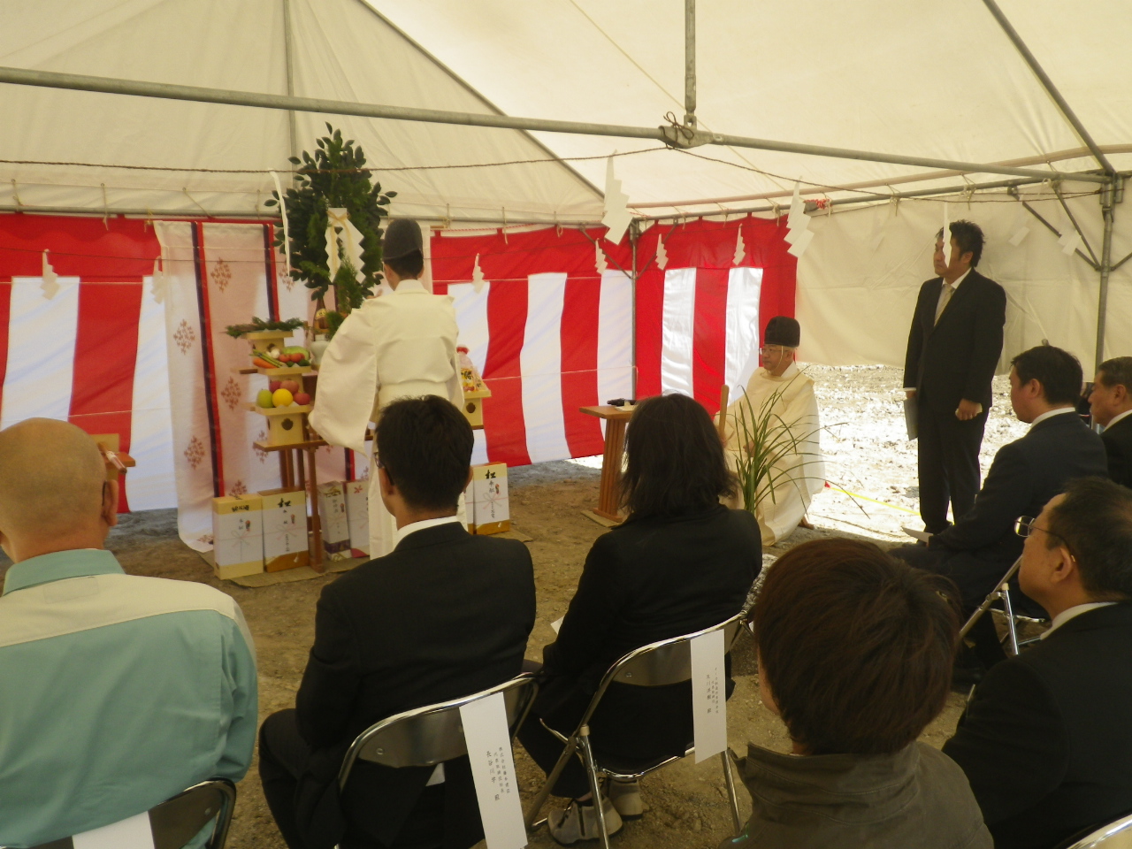 青森山田こども園改築工事の地鎮祭・起工式が執り行われました